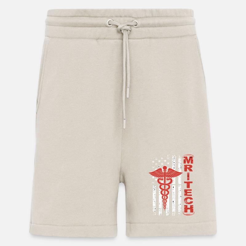 Rote MedTech Caduceus Flagge - Shorts - made by SPREAD - WARM CLAY