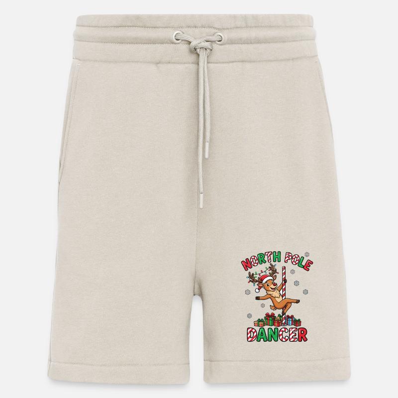 North Pole Dancer – Inappropriate Christmas for - Shorts - made by SPREAD - WARM CLAY