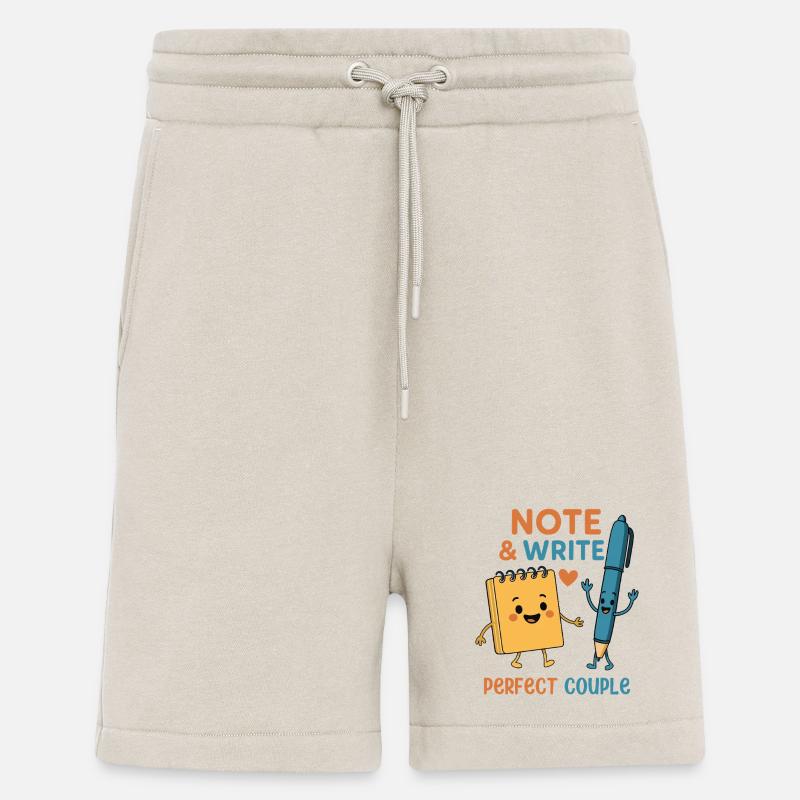 Note & Write Perfect Couple - Short bio décontracté fabriqué en UE - WARM CLAY