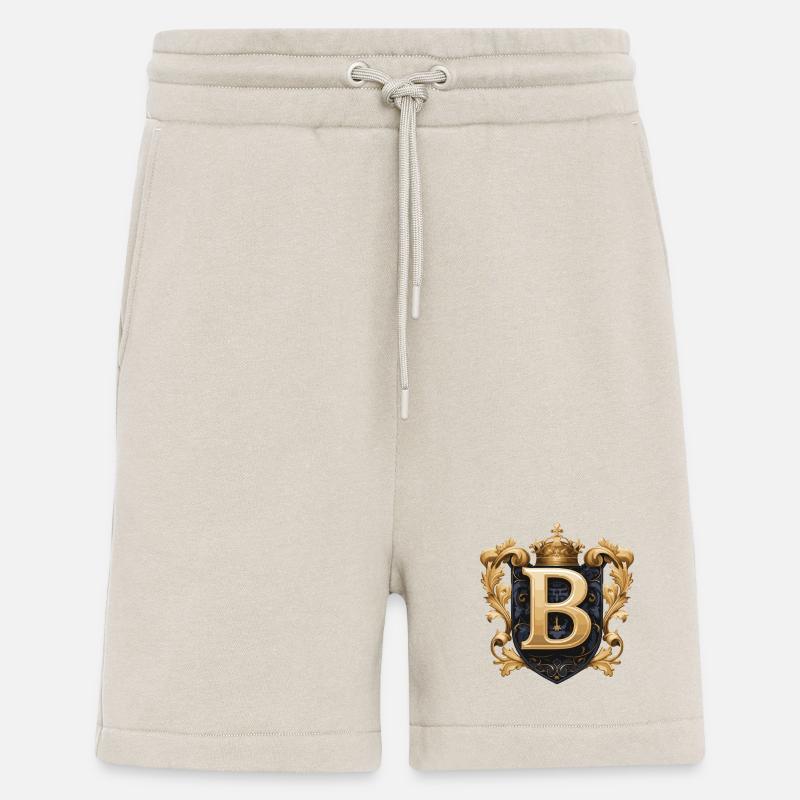 B Buchstabe Name Krone - Shorts - made by SPREAD - WARM CLAY