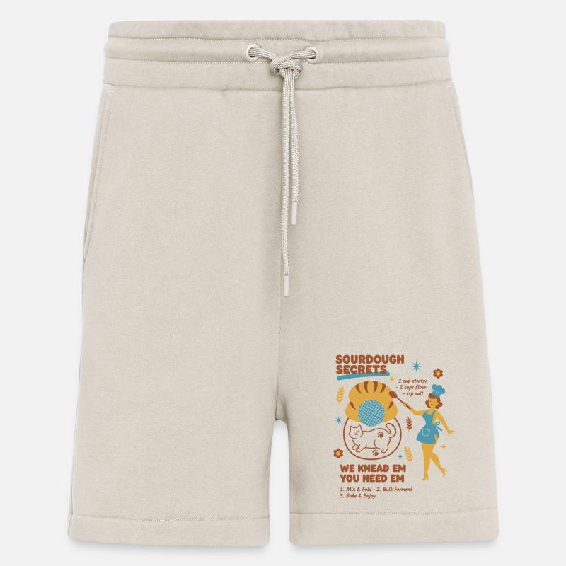 Sourdough Secrets Bread Baking Baker Sourdough - Shorts - made by SPREAD - WARM CLAY