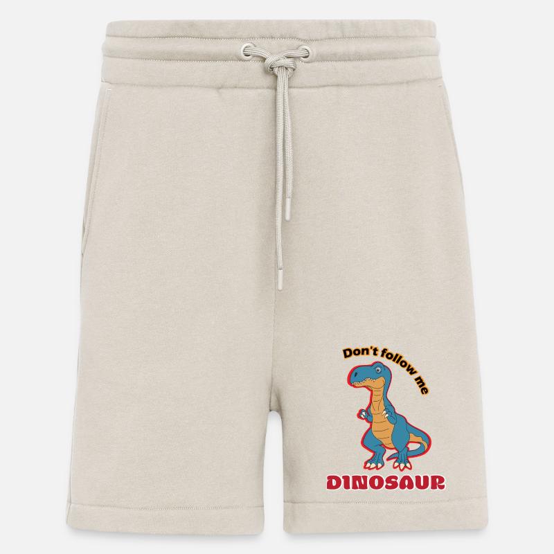 Ne suivez pas Dino Spruch - Short bio décontracté fabriqué en UE - WARM CLAY
