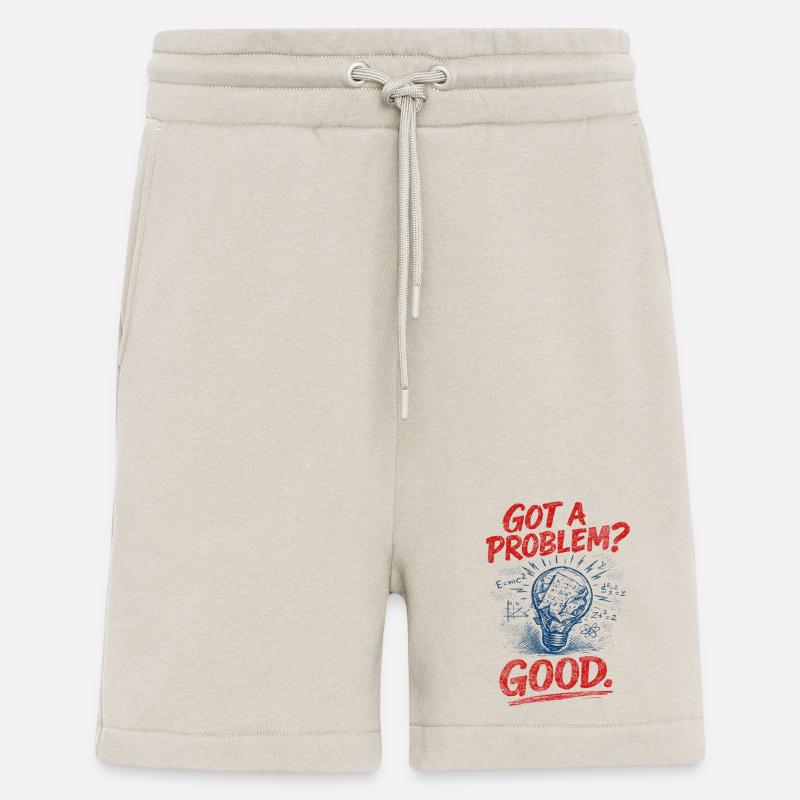 Problem? That's good | Math Teacher Math Humor - Shorts - made by SPREAD - WARM CLAY
