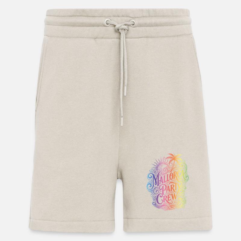 Mallorca Party Crew Bunt Spruch - Shorts - made by SPREAD - WARM CLAY