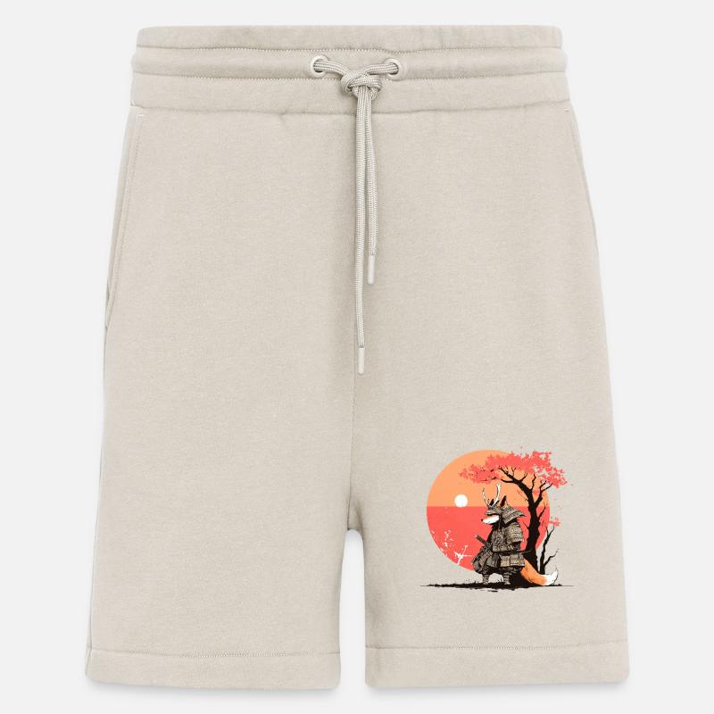 Samurai Fox at Sunset - Shorts - made by SPREAD - WARM CLAY