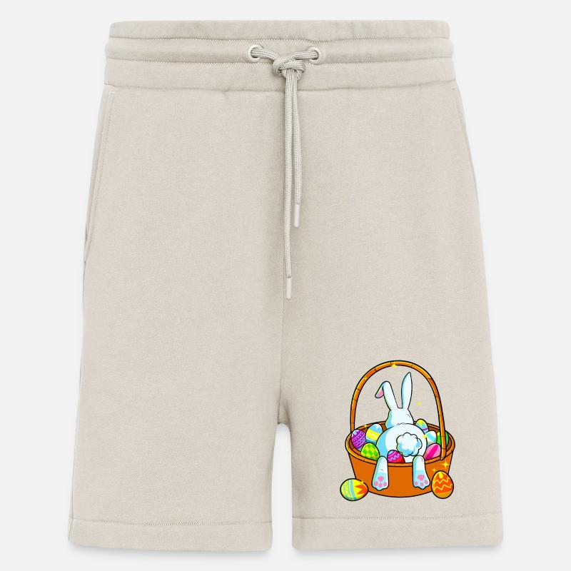 Pastel Easter Bunny in Basket - Shorts - made by SPREAD - WARM CLAY