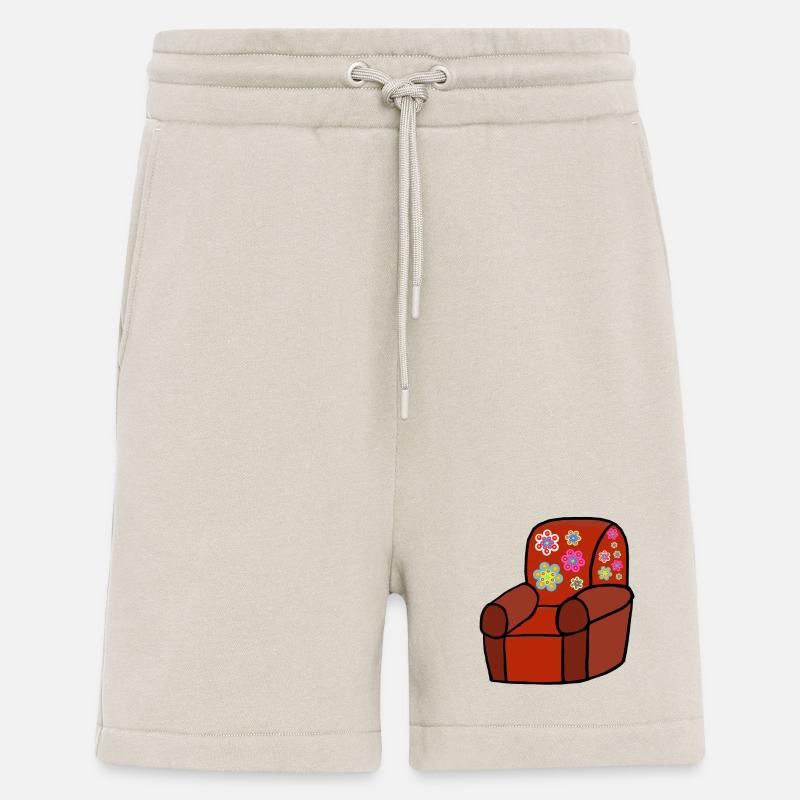 Pause de fauteuil après le travail - Short bio décontracté fabriqué en UE - WARM CLAY