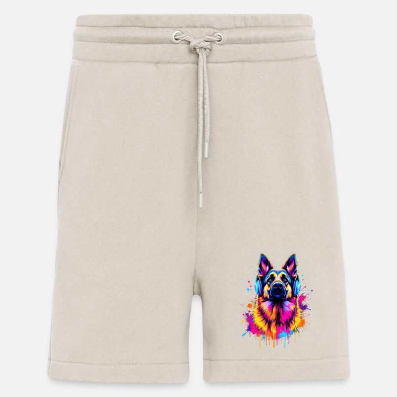 German Shepherd - Shorts - made by SPREAD - WARM CLAY