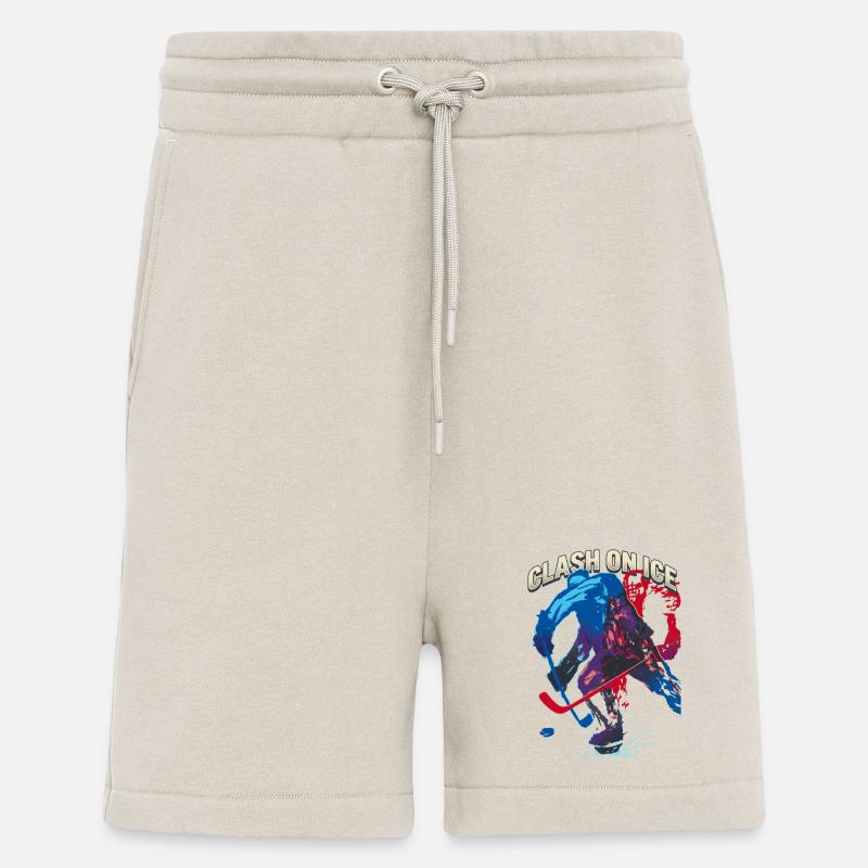 Retro Eishockeyspieler Clash  - Shorts - made by SPREAD - WARM CLAY