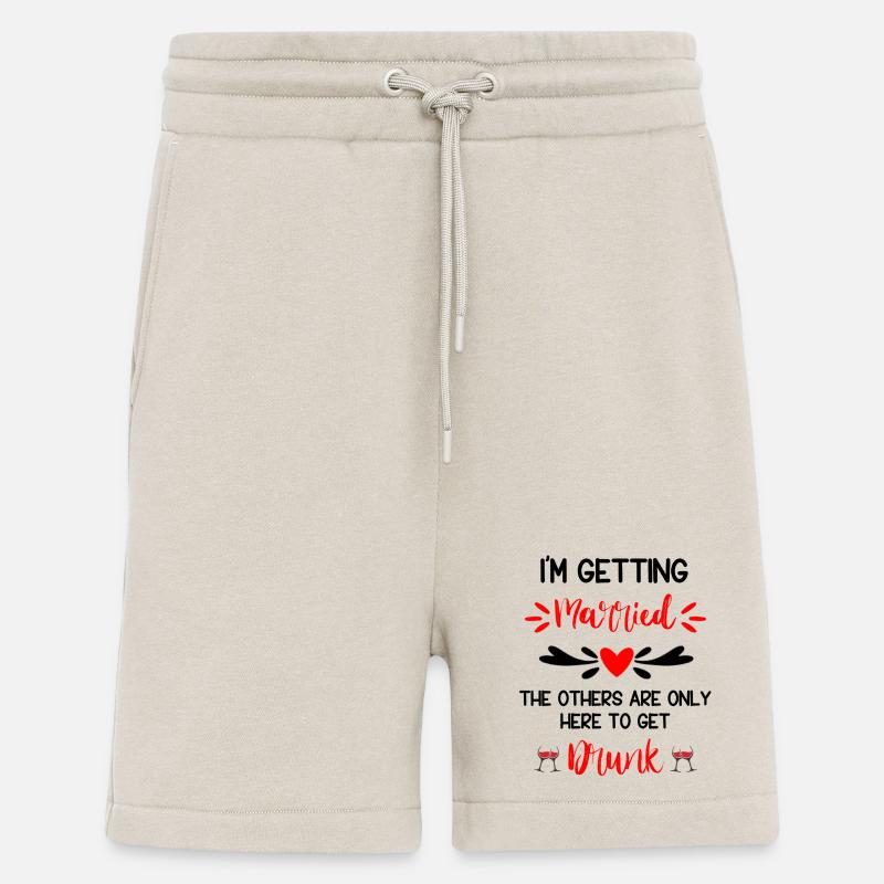 Bride's Getting Married Humor - Shorts - made by SPREAD - WARM CLAY