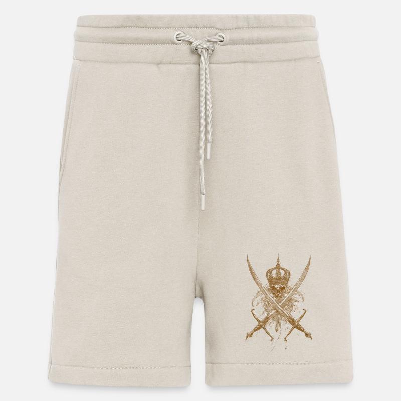 König der Toten – Schwerter & Krone - Shorts - made by SPREAD - WARM CLAY
