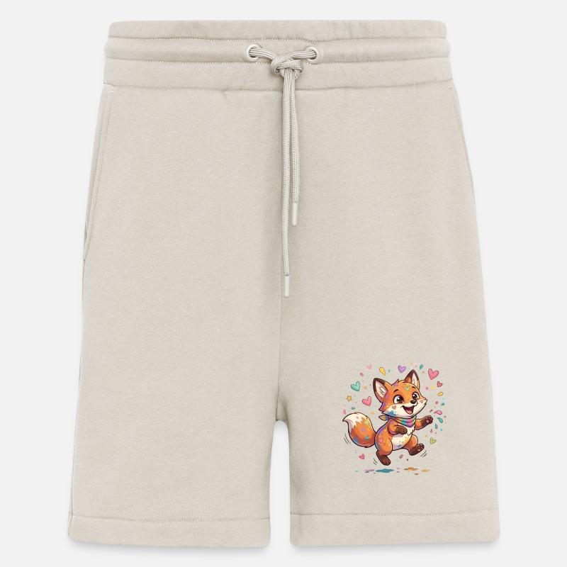 Liebenswerter Regenbogenfuchs - Shorts - made by SPREAD - WARM CLAY