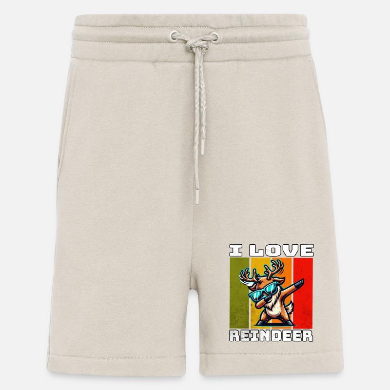 Rentier de renne - Short bio décontracté fabriqué en UE - WARM CLAY