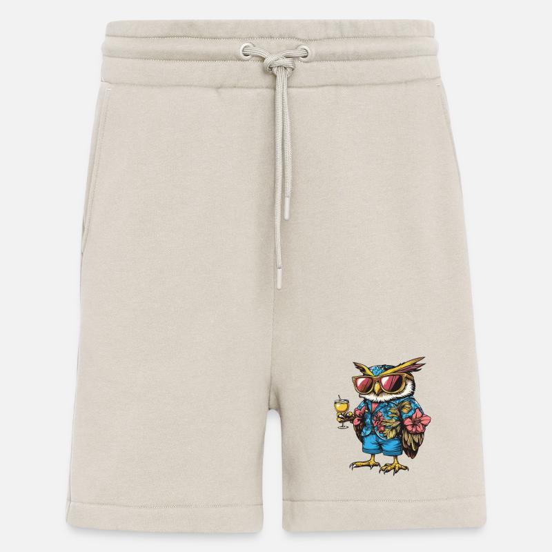 Owl Comic Summer - Shorts - made by SPREAD - WARM CLAY