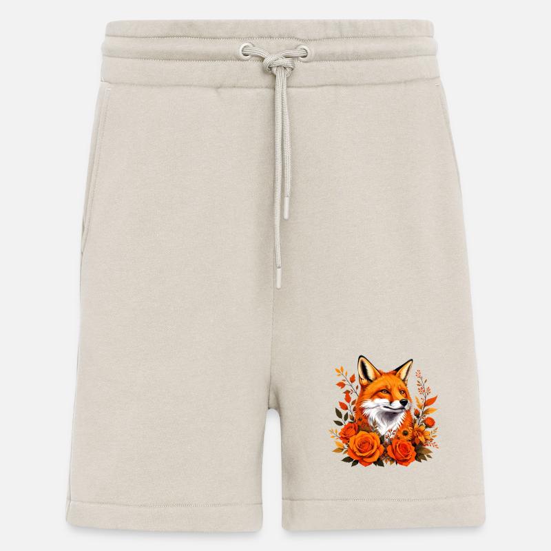 Fox in autumn rush - Shorts - made by SPREAD - WARM CLAY