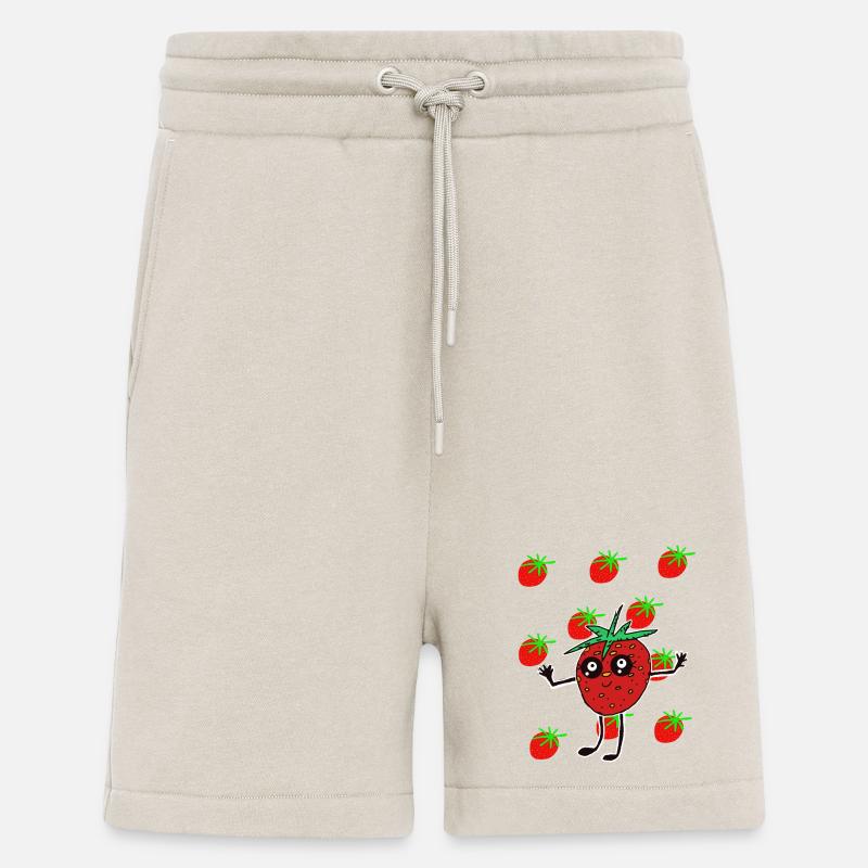 Lustige Erdbeere Erdbeeren Kinder  - Shorts - made by SPREAD - WARM CLAY