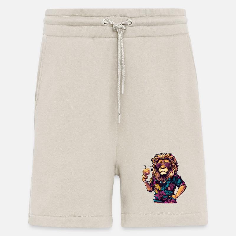 Löwe Comic Sommer - Shorts - made by SPREAD - WARM CLAY
