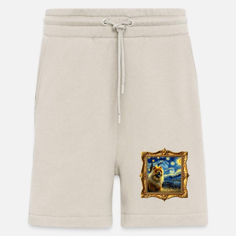 Chowchow Starry Night - Shorts - made by SPREAD - WARM CLAY
