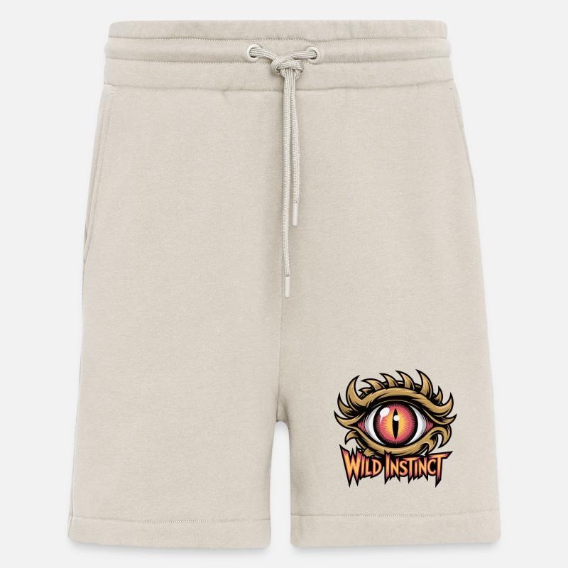 Œil Instinctif Sauvage - Short bio décontracté fabriqué en UE - WARM CLAY