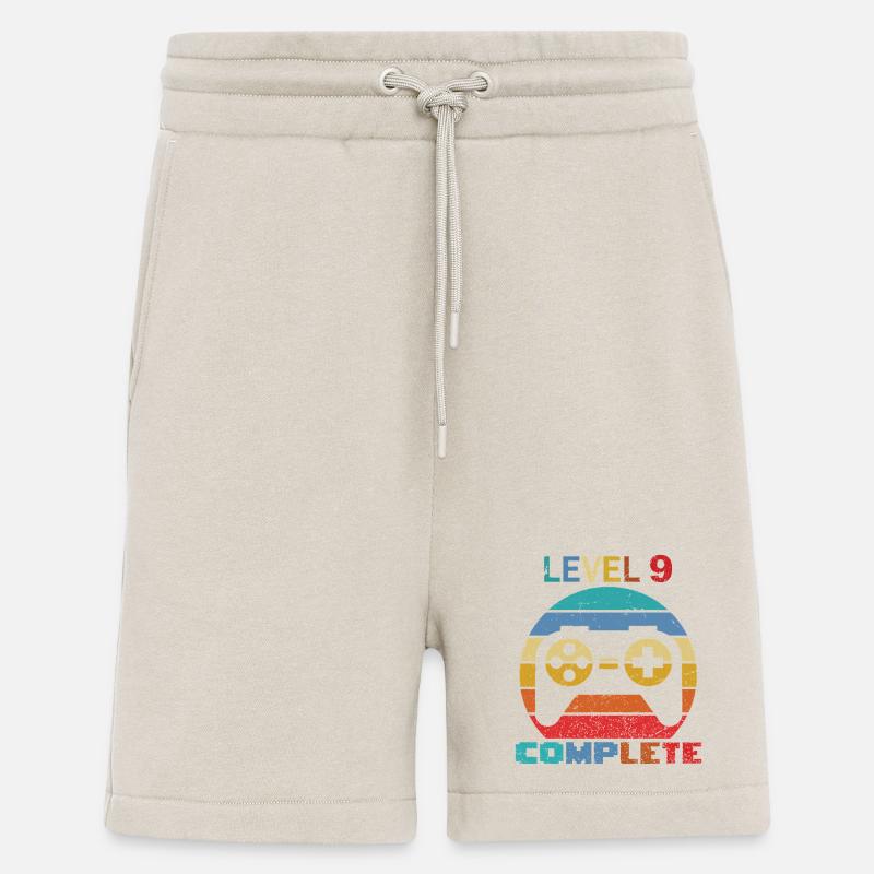 Niveau 9 terminé - Short bio décontracté fabriqué en UE - WARM CLAY