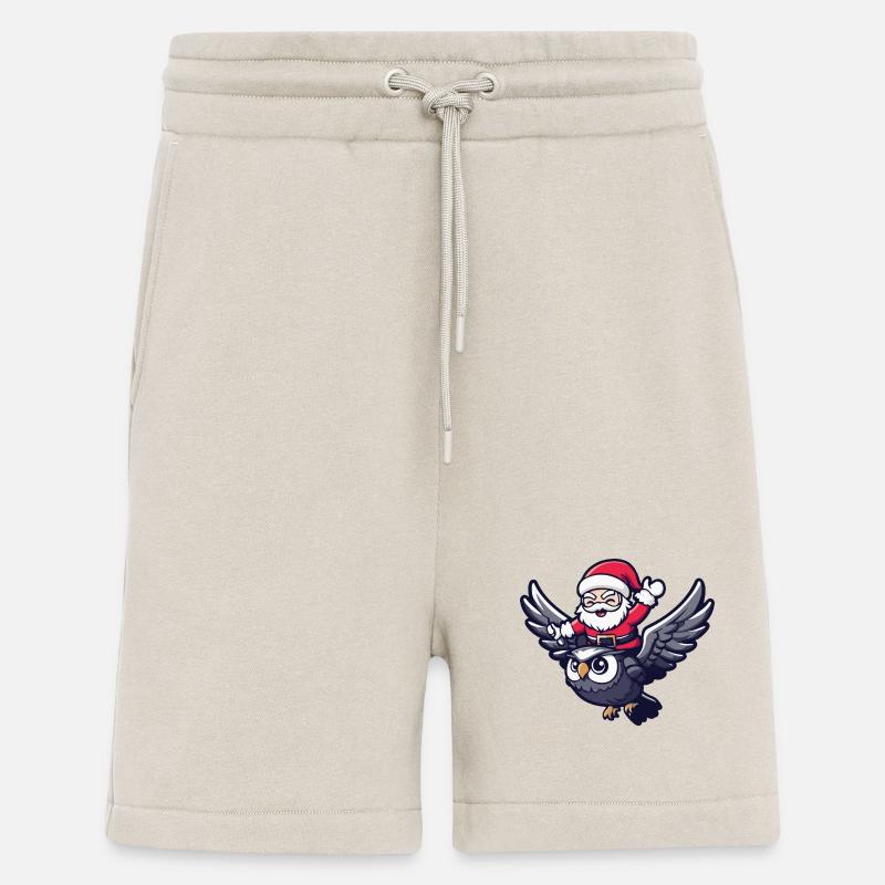 Eule Weihnachtsmann - Shorts - made by SPREAD - WARM CLAY
