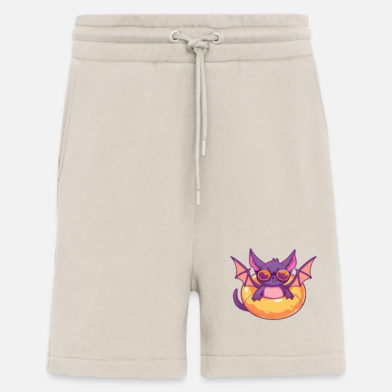 Fledermaus Comic Cool - Shorts - made by SPREAD - WARM CLAY
