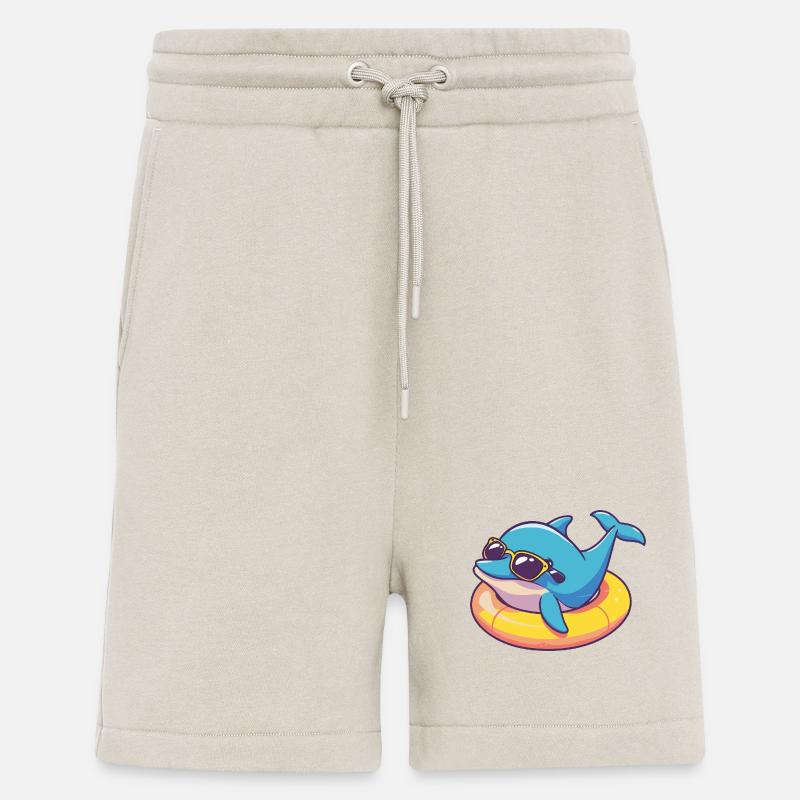 Delfin Comic Cool - Shorts - made by SPREAD - WARM CLAY