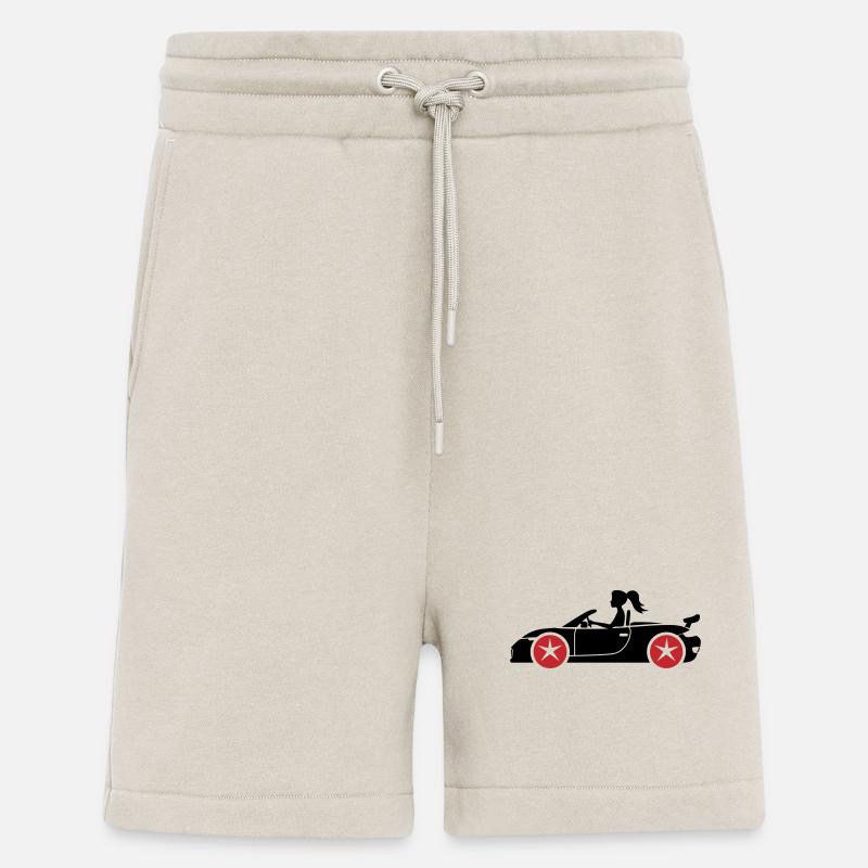 Femme Voiture Cabriolet - Short bio décontracté fabriqué en UE - WARM CLAY