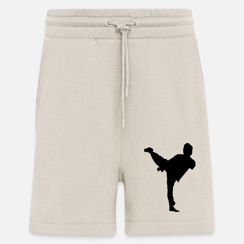 Bruce Lee Shadow Sidekick - Shorts - made by SPREAD - WARM CLAY