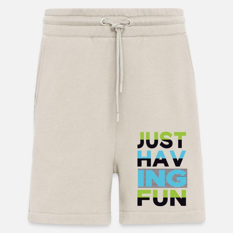 Just Having Fun Sprüche - Shorts - made by SPREAD - WARM CLAY