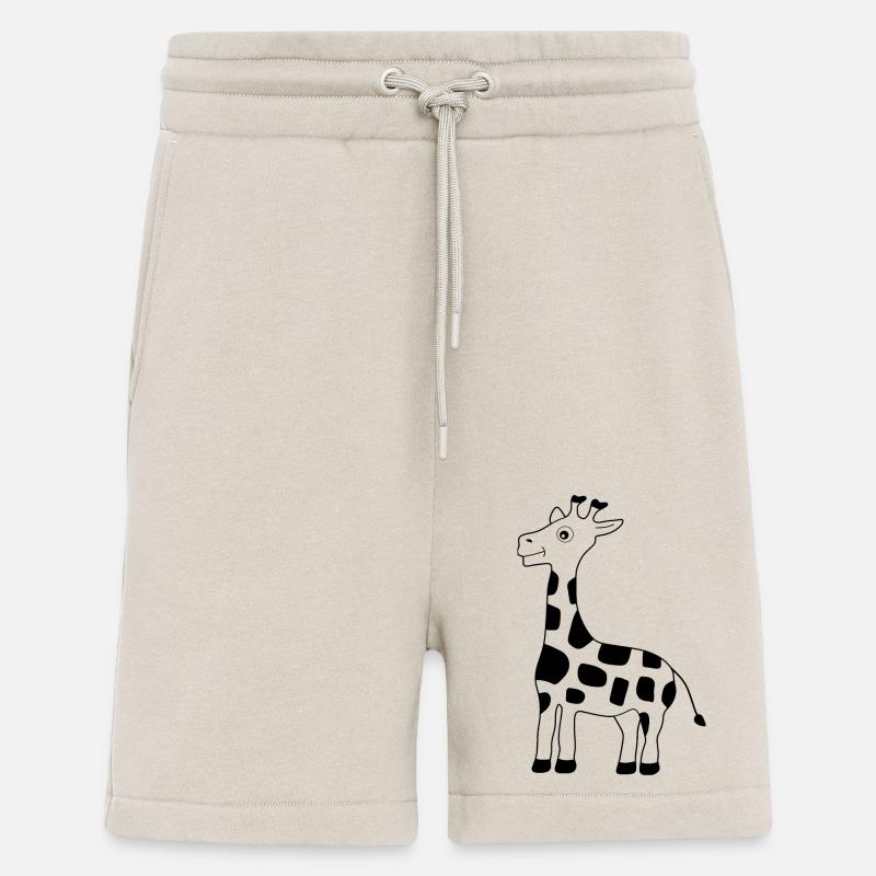 Giraffe schwarz - Shorts - made by SPREAD - WARM CLAY