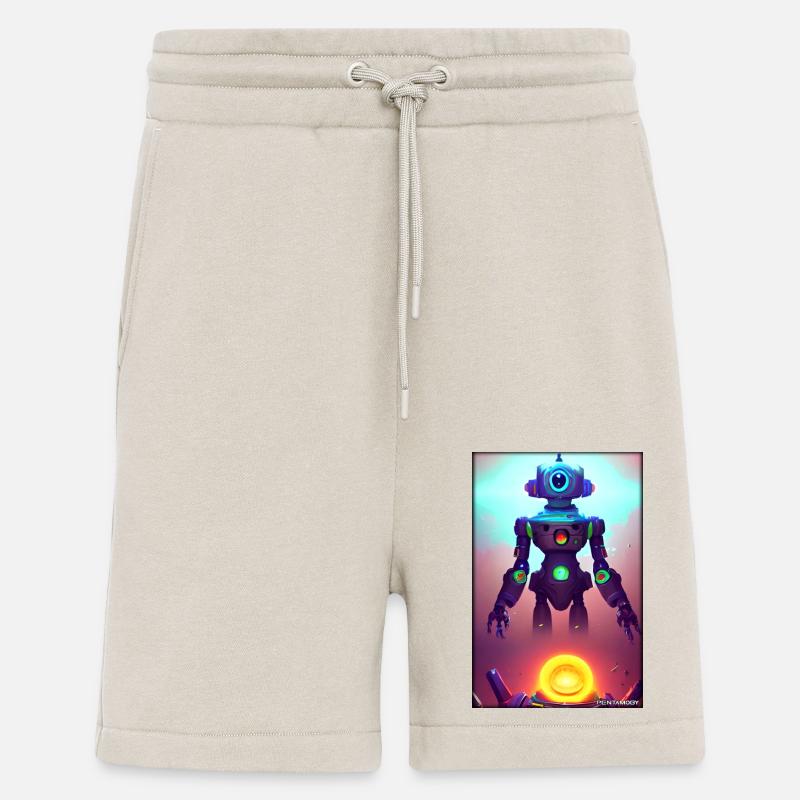 Robot Future Science Sci-Fi Machine - Shorts - made by SPREAD - WARM CLAY