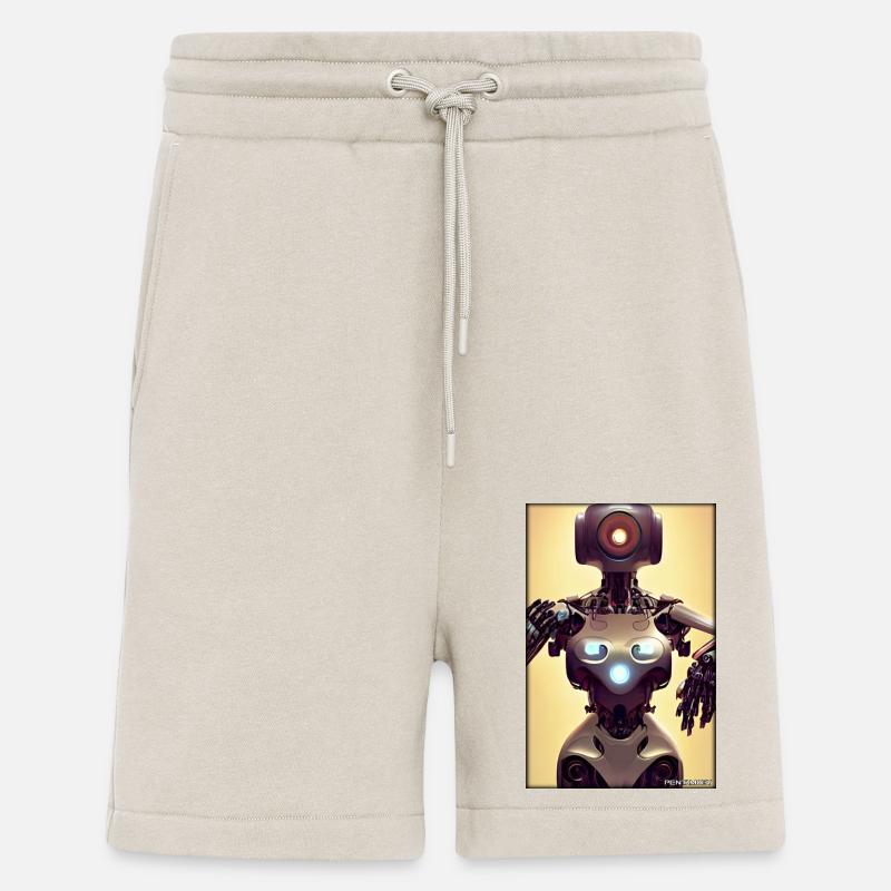 Robot Future Science Sci-Fi Machine - Shorts - made by SPREAD - WARM CLAY