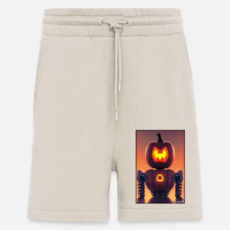 Robots Halloween Future Technology Science - Shorts - made by SPREAD - WARM CLAY
