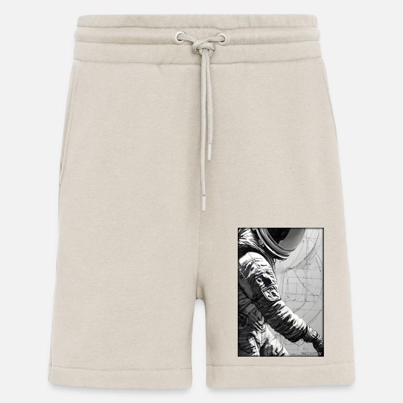 Astronaut Future Sci-Fi Technology - Shorts - made by SPREAD - WARM CLAY
