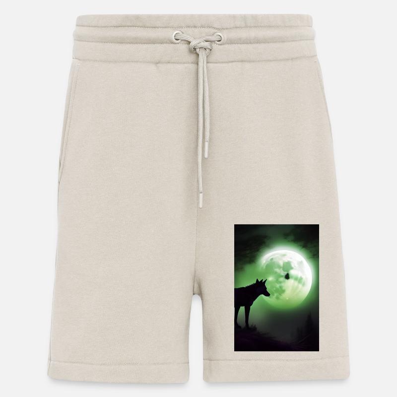 Wolf und Mond - Shorts - made by SPREAD - WARM CLAY