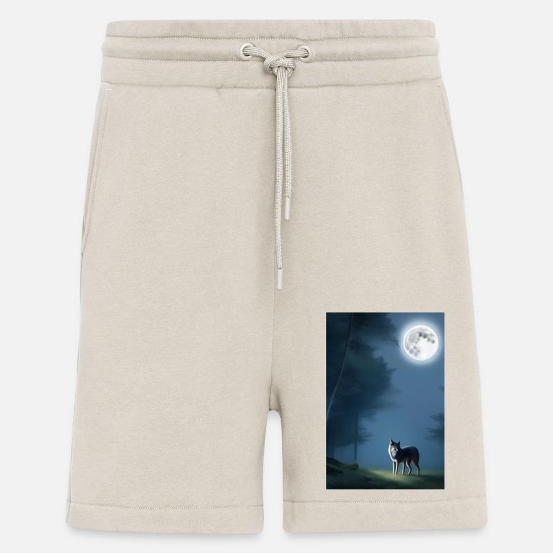 Wolf und Mond - Shorts - made by SPREAD - WARM CLAY