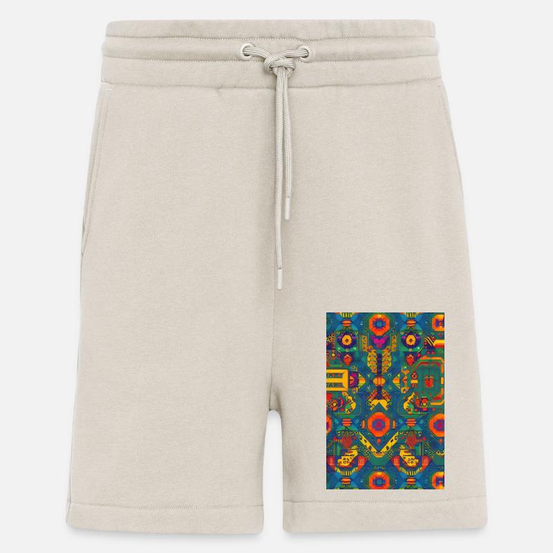 Modèle rétro - Short bio décontracté fabriqué en UE - WARM CLAY