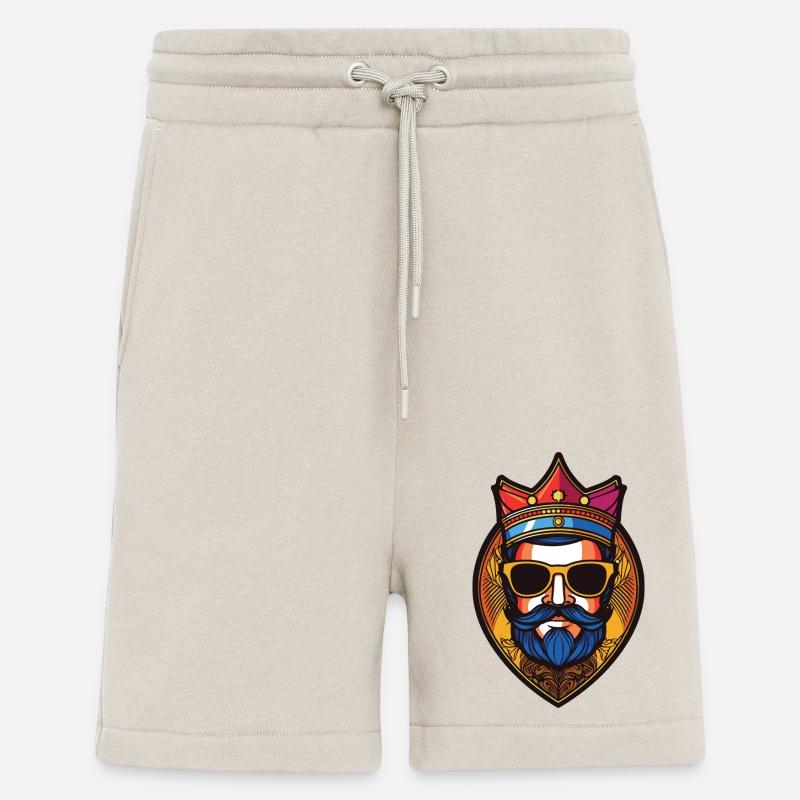 King Crown Cool Head Party - Shorts - made by SPREAD - WARM CLAY