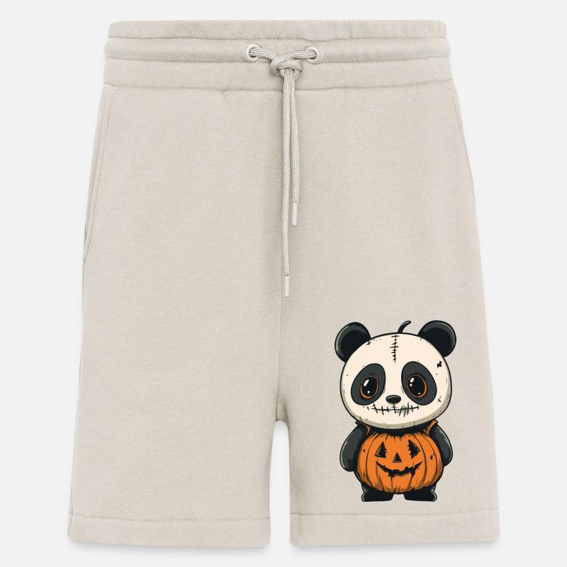 Panda Halloween Comic Lustig - Shorts - made by SPREAD - WARM CLAY