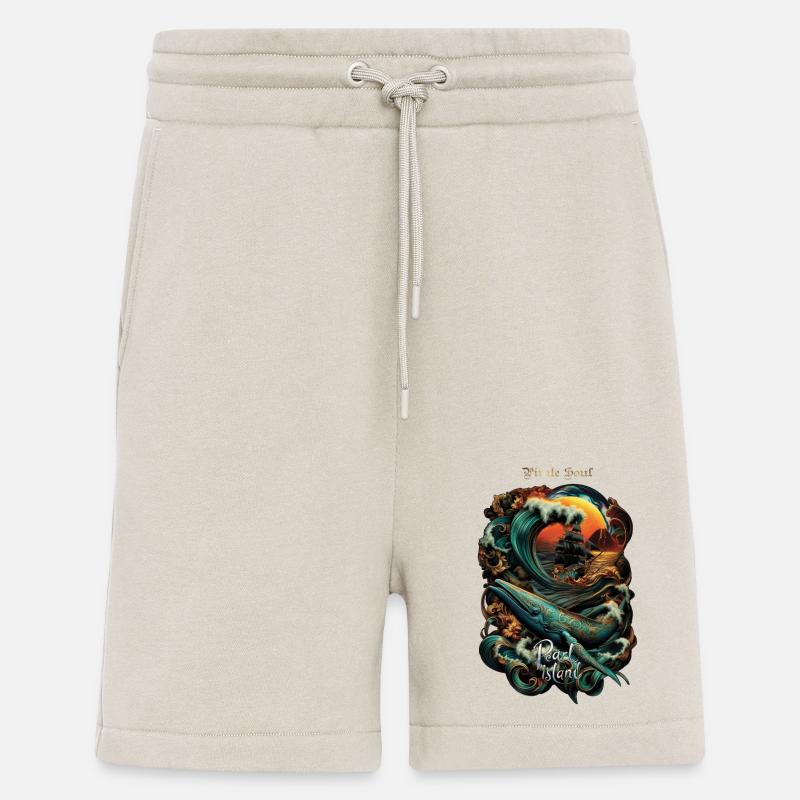 PERLINSEL - Shorts - made by SPREAD - WARM CLAY