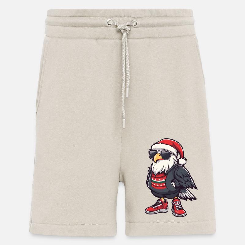 Eagle Christmas Comic Cool - Shorts - made by SPREAD - WARM CLAY