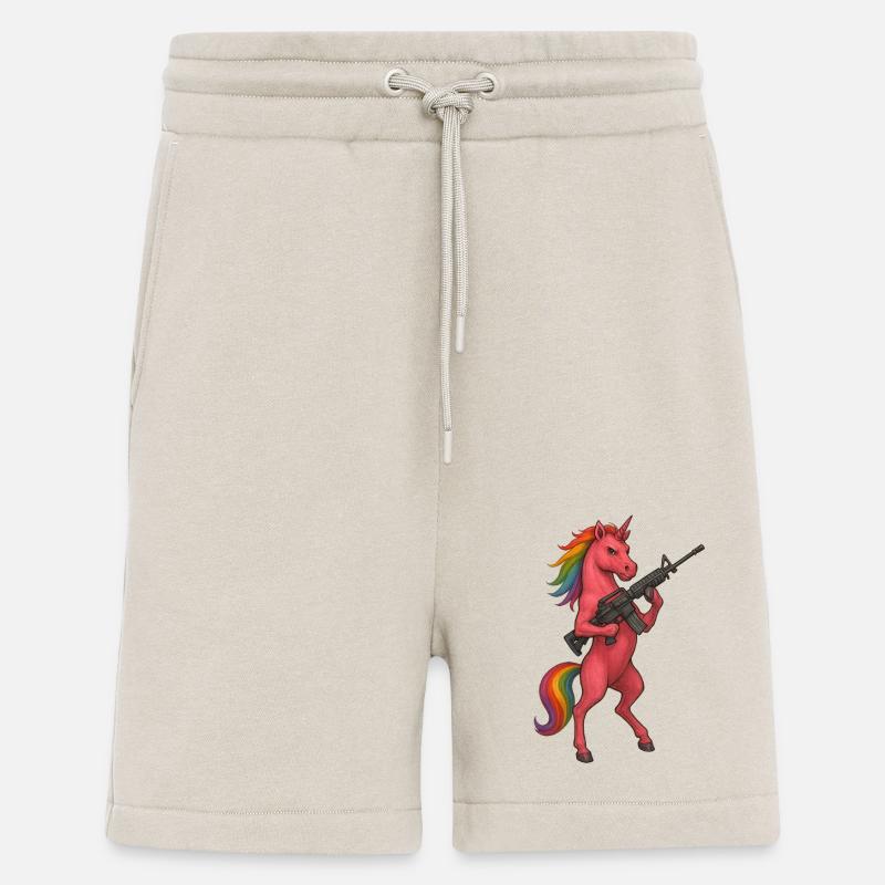 Bewaffnetes Einhorn - Shorts - made by SPREAD - WARM CLAY