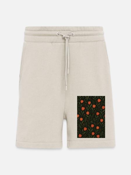 Tulip Pattern - Shorts - made by SPREAD - WARM CLAY