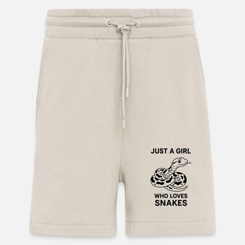 Mädchen Schlange Liebe - Shorts - made by SPREAD - WARM CLAY