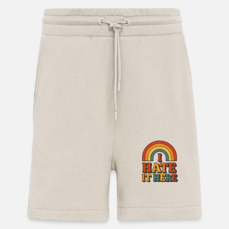 I Hate It Here Rainbow - Shorts - made by SPREAD - WARM CLAY