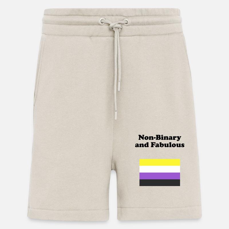 Non Binary and Fabulous - Shorts - made by SPREAD - WARM CLAY