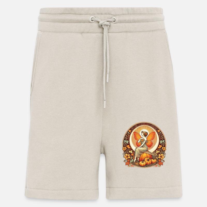 Fée d’automne - Short bio décontracté fabriqué en UE - WARM CLAY