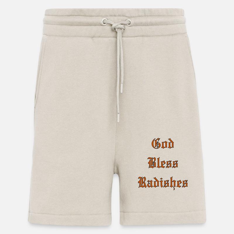 Que Dieu bénisse les radis - Short bio décontracté fabriqué en UE - WARM CLAY