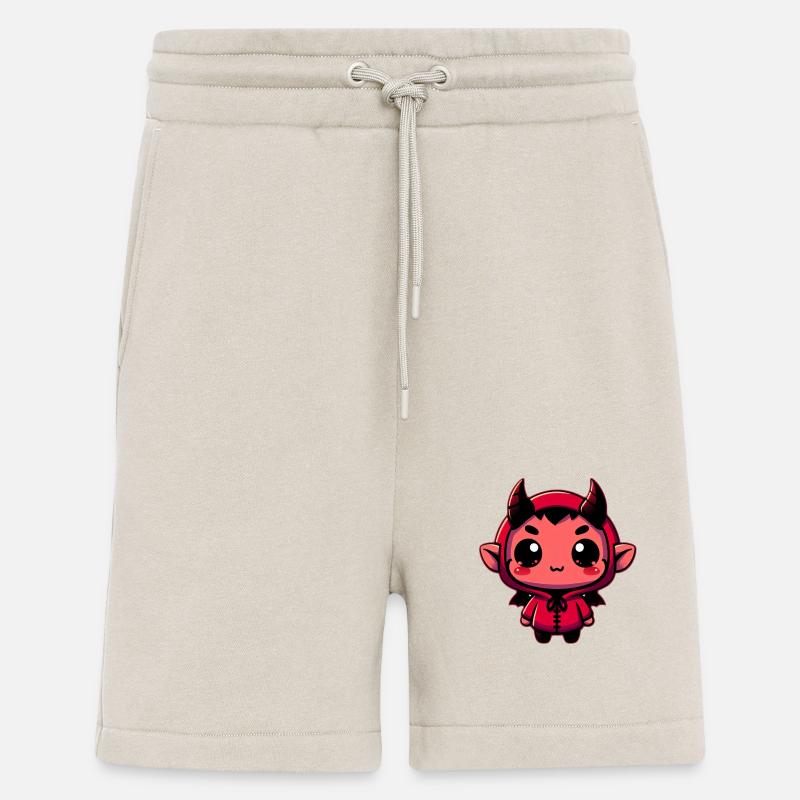Chibi Roter Teufel - Shorts - made by SPREAD - WARM CLAY